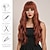voordelige Synthetische trendy pruiken-Synthetische pruiken Golvend Krullend weefsel Gelaagd kapsel Met pony Machinegemaakt Pruik 71.1 cm A1 Synthetisch haar Dames Klassiek Comfortabel Kleurgradatie Schaduw Bruin