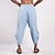 baratos Clássico-Homens Calças Capri Shorts de linho Shorts de verão Shorts de praia Com Cordão Cintura elástica Perna Cordão Tecido Conforto Respirável Comprimento do joelho Ao ar livre Feriado Praia Moda Estilo