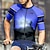 abordables Maillots pour hommes-Homme Maillot de cyclisme Lettres &amp; Chiffres Manche Courte Cyclisme T-shirt Maillot avec 3 poches arrière VTT Vélo tout terrain Séchage Rapide Design Anatomique Évacuation de l&#039;Humidité Respirant Des
