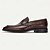 preiswerte Loafer aus hochwertigem Leder-braune Pennyloafer aus echtem Leder für Herren – klassische Slipper mit Krokodilmuster für Kentucky Derby und Business-Kleidung