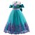 billige Pigens Halloween kostumer-boguge 2026 børnepigekjole cosplaykjole prinsessekjole farveblok blomst ærmeløs performancefest cosplay kostumer mesh patchwork yndig kostume sød blonde midi festkjole sommer forår