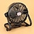 abordables Lampes et lanternes de camping-1 ventilateur de camping portable de 6 pouces avec rotation à 360 degrés, affichage de la puissance avec régulation de vitesse infinie, éclairage de projection pouvant être suspendu ou posé