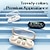 economico Cuffie TWS wireless-Cuffie Bluetooth wireless per sonno 2 in 1 con riduzione del rumore mini sottili display digitale lunga durata della batteria