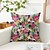 voordelige bloemen &amp; planten stijl-Schilderij Bloemen Decoratieve Toss Kussensloop 1PC Zachte Vierkante Bankkussen Case Kussenhoes voor Slaapkamer Woonkamer Sofa Stoel