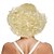 economico Parrucche storiche-Parrucca sintetica riccia ondulata asimmetrica frangia in ordine parrucca realizzata a macchina 12 pollici capelli sintetici A1 classica confortevole gradienti di colore biondo parrucche di Halloween