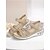cheap Comfort Sandals-Women&#039;s Rhinestone-Embellished Air Cushion Sandals - Adjustable Velcro Open-Toe Comfort Shoes for Casual &amp; Outdoor Wear
