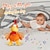 economico Animali di peluches-pollo che starnazza peluche musicale peluche che cammina canta gallo che saluta felice regalo di Pasqua per i più piccoli peluche elettronico interattivo per bambini e bambine bambola perfetta per