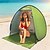 voordelige Koel buiten-pop-up strandtent - uv- en waterbestendig geschikt voor kamperen geschikt voor 2 personen