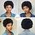 levne Nejkvalitnější paruky-Syntetické paruky Bouncy Curl Curly Weave Střih Bob Asymentrický střih na stroji Paruka 10&quot; A1 Umělé vlasy Dámské Módní design Klasické Pohodlné Černá