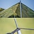 abordables Protection Solaire-un morceau de auvent carré multifonctionnel extérieur, auvent de plage de protection solaire, parasol, tapis de sol argenté clair