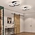 abordables Luces de techo regulables-Lámparas de pasillo LED negras y doradas, modernas lámparas de techo LED similares a luces de techo, ideales para pasillos, dormitorios, baños, cocinas y balcones.