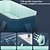 preiswerte Pools, Whirlpools &amp; Zubehör-faltbarer aufblasbarer Pool, langlebiger faltbarer aufblasbarer Swimmingpool - rechteckige Form, PVC-Material, mehrere Komponenten - für Familienspaß