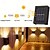 cheap Outdoor Wall Lights-4PCS LED Solar Outdoor Wall Lights Waterproof Up and Down Lighting 2LED Outdoor Waterproof Fence Light Suitable for Yard Garage Porch Garden Decoration