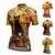 voordelige Damesshirts-Dames Wielrenshirt Korte mouw Fietsen T-shirt Shirt met 3 achterzakken Bergracen Ademend Sneldrogend Anatomisch ontwerp Lampenkatoen Geel Oranje Groen Kat Hond Sport Kleding