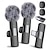 levne Mikrofony-Mini mic bezdrátový mikrofon pro iphone, ipad, android klopový mikrofon pro nahrávání videa s usb-c  &amp; osvětlení