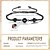 billiga För kvinnor-Personligt Fotoprojektions Flätat Armband Anpassad Bästa Gåvan för Mamma – Unik Minnessak Smycken för Valentinsdag Jul Årsdag eller Födelsedag