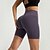 billige Yoga shorts og syklister-Dame Yogashorts Leggings med fleece Yoga Leggings Rumpeløft Midjekontroll Høy Midje Pilates Treningsøkt Trene Shorts Helfarge Svart Rosa Mørkegrå Spandex Høst sport Sportsklær Elastisk Tynn
