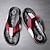 billige Ferieresorter-højtydende flip-flops i imiteret læder til mænd - sort og rød med racer-inspireret tekstureret rem til udendørs eventyr