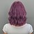 cheap Synthetic Trendy Wigs-Synthetic Wig Wavy Curly Weave Asymmetrical Neat Bang Machine Made Wig 14 inch A1 Synthetic Hair Women&#039;s Classic Comfortable Color Gradient Multi-color