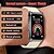 billiga Smarta klockor-Cardica Herrsmartwatch Blodsockermätare Bluetooth Samtal Blodtryck Puls IP68