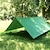 abordables Protection Solaire-un morceau de auvent carré multifonctionnel extérieur, auvent de plage de protection solaire, parasol, tapis de sol argenté clair