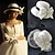 billige Fascinatorer-Hat Polyester Solhat Ferie Te fest Hestevæddeløb Cocktail Elegant Vintage Søde Med Sløjfe Hovedbeklædning