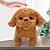 economico Animali di peluches-Cane in peluche animale di peluche interattivo cane robot cane robotico abbaiante controllo touch robot elettronico giocattolo cucciolo animato per ragazza bambino regalo di Natale