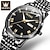 economico Orologi meccanici-OLEVS Orologio da Uomo Meccanico Moda Casual Orologio da Polso Automatico Autovettore Calendario Data Settimana Orologio in Acciaio