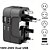 baratos eletrodomésticos-adaptador de viagem universal plugue multipinos porta usb dupla tomada carregador conversor eu eua reino unido au plugue disponível