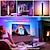 preiswerte LED-Stehlampe-LED-Lichtleisten Stimmungslicht Mehrere Lichteffekte Umgebungsbeleuchtung Flow-Lichtleiste Gaming/TV/PC/Zimmer