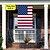 billige 250-års jubilæum-4. juli Dørdekorationer Dørbetræk og patriotisk haveflag Amerikansk indendørs/udendørs patiohave uafhængighedsdag