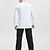 baratos Tops e Conjuntos-Dança Latina Blusa Cor Pura Homens Espetáculo Roupa Diária Manga Longa Tencel