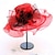 voordelige Feesthoeden-Helm Organza Bruiloft Avond Feest Elegant Bruiloft Met Tule Helm Hoofddeksels