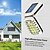 cheap Outdoor Wall Lights-Solar Flood Lights Remote Control Solar Outdoor Wall Lamp Household Outdoor Floodlight Courtyard Folding Outdoor Street Light  1PC