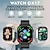 cheap Smartwatch-iMosi QX17 Smart Watch 2.01 inch Smartwatch Fitness Running Watch Bluetooth Pedometer Call Reminder Sleep Tracker Compatible with Android iOS Women Men GPS Hands-Free Calls Waterproof IP68 40mm Watch