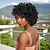 cheap Black &amp; African Wigs-Synthetic Wig Curly Weave Spiral Curl Asymmetrical Neat Bang Machine Made Wig 30 inch A1 Synthetic Hair Women&#039;s Thick Comfortable Exquisite Black