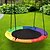 voordelige Koel buiten-regenboog 40&quot; schotel boomschommel - 700lb capaciteit, waterdichte oxford stof met verstelbare touwen voor speeltuin &amp;plezier in de achtertuin