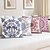 billiga boho stil-Mandala Bohemisk Dekorativ Kuddeöverdrag 1PC Mjuk Fyrkantig Soffkudde Fodral för Sovrum Vardagsrum Soffan Stol