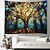 voordelige Levensboom Wandtapijt-Levenboom Hangend Wandtapijt Wanddecoratie Groot Wandtapijt Muurschildering Decor Fotografie Achtergrond Dekbed Gordijn Huis Slaapkamer Woonkamer Decoratie Glas-in-loodkathedraal