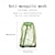 abordables Protection Solaire-Lot de 5 moustiquaires d&#039;extérieur vertes en EVA - en maille auto-rétractable, respirante et lavable en machine, parfaites pour le camping et la pêche