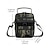 economico Borselli da uomo-borsa a tracolla mimetica digitale multifunzionale da uomo con tasche multiple - stile tattico per gli amanti dell&#039;outdoor, escursionismo, viaggi e uso quotidiano bianco nero verde