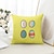 voordelige Vakantie kussensloop-Paas Eieren Decoratieve Gooi Kussenshoes 1PC Zacht Vierkant Bank Kussenhoes Kussenhoes voor Slaapkamer Woonkamer Bank Stoel Zwart Blauw Groen