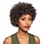 cheap Black &amp; African Wigs-Synthetic Wig Wavy Curly Weave Short Bob Asymmetrical Machine Made Wig 30 inch A1 Synthetic Hair Women's Classic Comfortable Color Gradient Brown