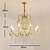 levne Svíčkový design-4-Light 6-Světlo 50 cm Lucerna Desgin Lustry Kov Malované povrchové úpravy Moderní 110-120V 220-240V