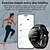 halpa Älykellot-696 G100 Älykello 1.43 inch Älykello Bluetooth Askelmittari Puhelumuistutus Sleep Tracker Yhteensopiva Android iOS Miehet Handsfree puhelut Viestimuistutus IPX-0 46mm kellokotelo
