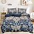 billiga 100% bomull-Bohemisk Duvet-set 100% Bomull Mjuk och Andningsbar Sängkläder med Paisley Blommor Lätt och Hållbar Täcke Bekväm för alla säsonger Lätt att ta hand om