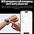 cheap Smartwatch-696 ET456 Smart Watch 1.56 inch Smartwatch Fitness Running Watch Bluetooth ECG+PPG Pedometer Call Reminder Compatible with Android iOS Men Hands-Free Calls Message Reminder IPX-0 47mm Watch Case