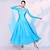 preiswerte Tanzkleidung für Balltänze-Gesellschaftstanz Kleid Spleißen Kristalle / Strasssteine Tüll Damen Leistung Party Langarm Netzstoff Spandex Kunst-Seide