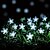 billige LED-kædelys-led solcellelys 6,5m 30led vandtæt udendørs deco terrasselys til påske st. patrick&#039;s day mors dag fest ramadan bryllup ferie have hegn terrasse plæne juletræ dekoration