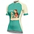 preiswerte Radtrikot Damen-Damen Radtrikot Grafik Graffiti Kurzarm Fahhrad T-Shirt Trikot mit 3 Gesäßtaschen Mountainbike MTB Schnelltrocknend Anatomisches Design Feuchtigkeitsableitend Atmungsaktiv Sport Rosa Blau Bekleidung
